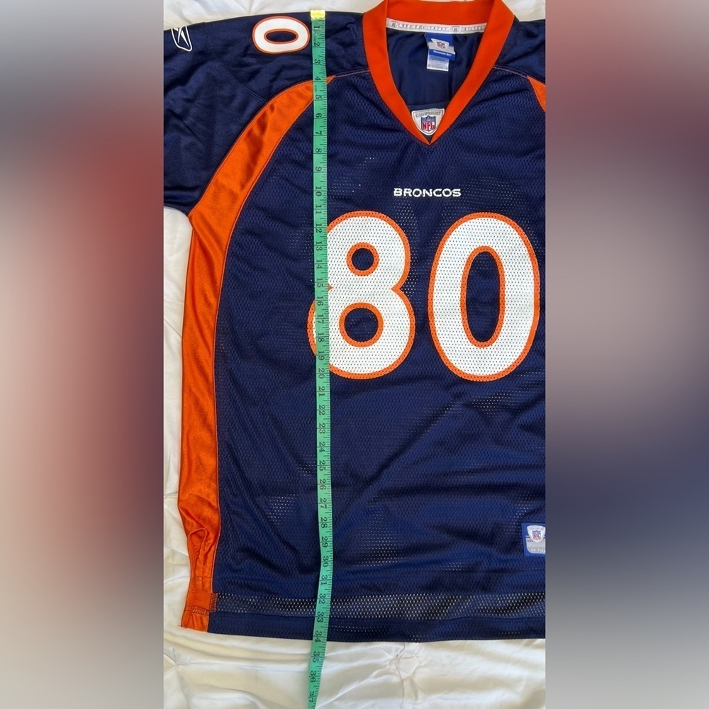 Rod Smith Denver Broncos Vintage Reebok On Field Football Jersey - Picture 5 of 12